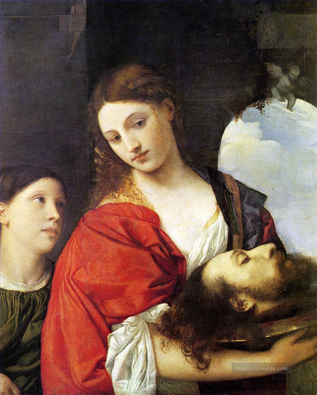 Salome 1512 Tizian Ölgemälde